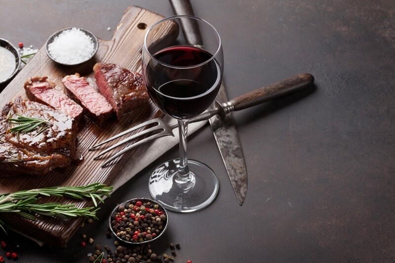 tipos de vinhos para harmonizar com carnes